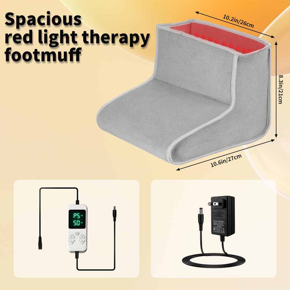 Monaggio dual-wavelength LEDs foot therapy with deeper penetration for targeted relief