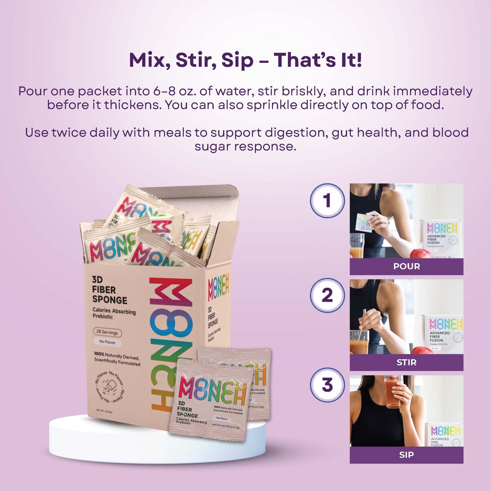 Monch Monch daily-use measure spoon fits into routine for consistent fiber intake