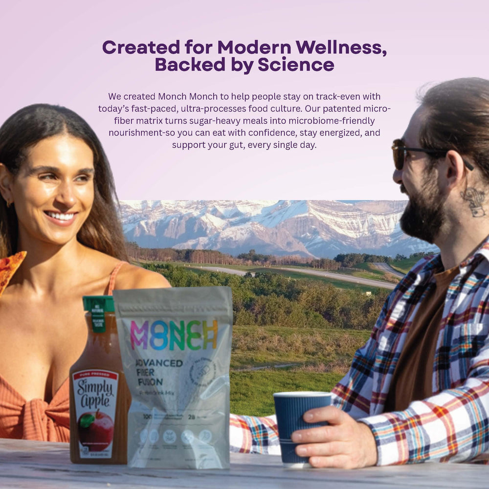 Monch Monch vegan sugarfree powder emphasizes plant-based wellness and microbiome support