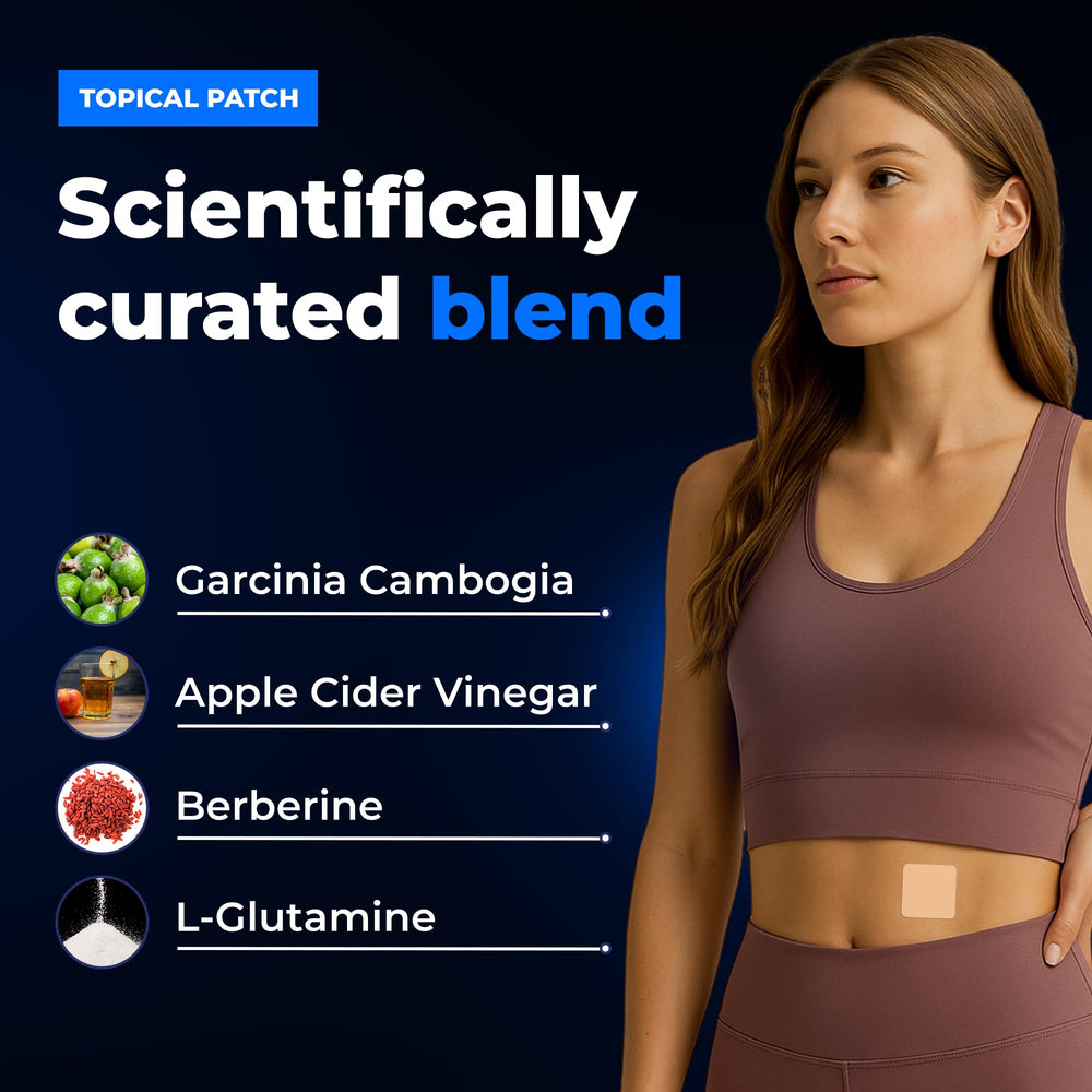 MONIER GLP-1 Patch highlights berberine ingredient for a natural option.