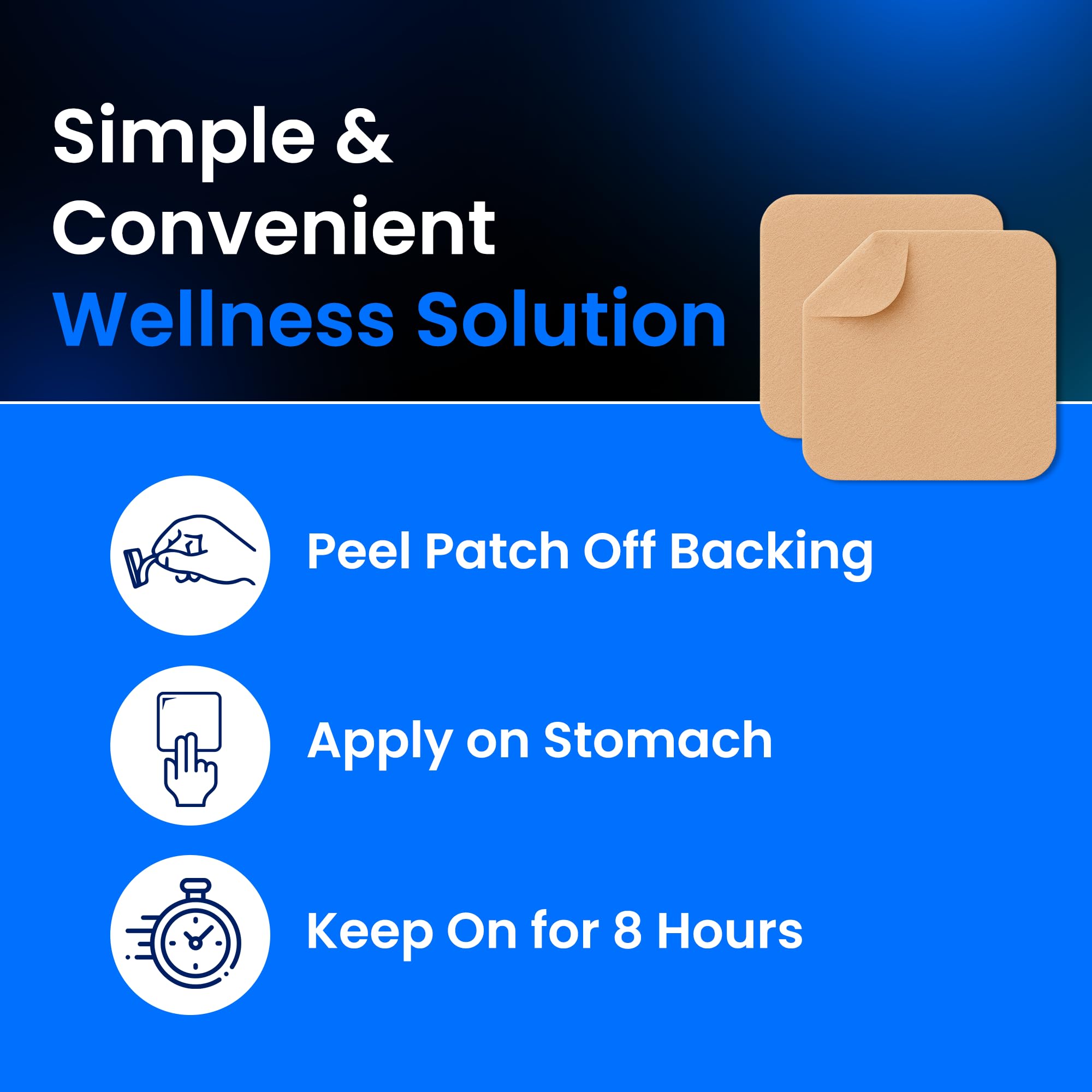 MONIER GLP-1 Patch features L-glutamine for balanced daily routine.