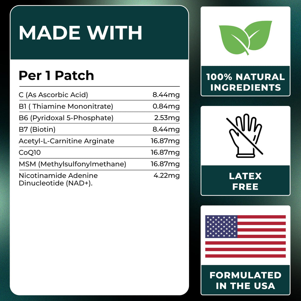MONIER NAD+ patch 60-day supply for ongoing support