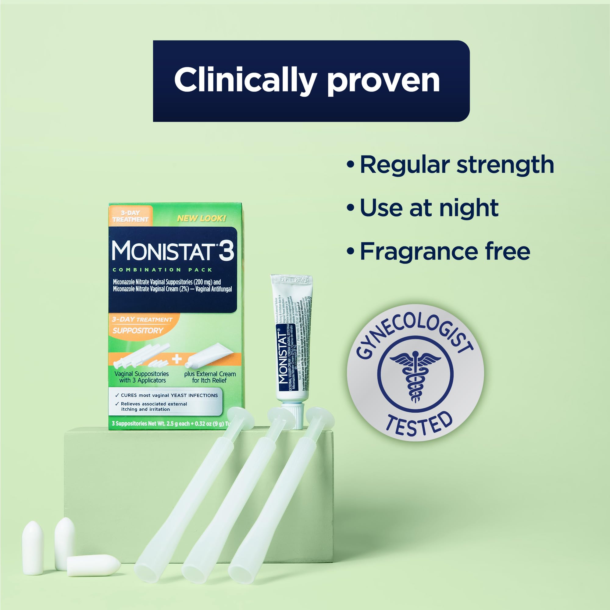 Monistat anti-itch cream with aloe vera for vaginal itch relief