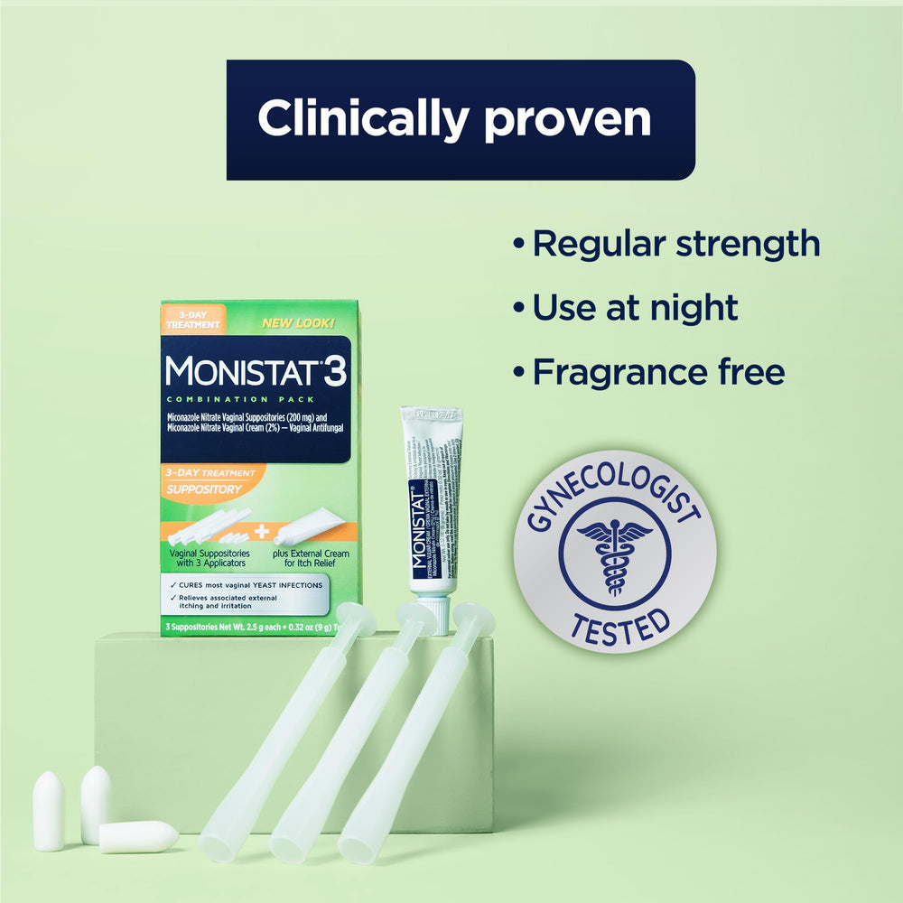 Monistat anti-itch cream with aloe vera for vaginal itch relief
