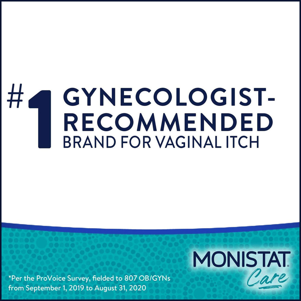 Monistat fragrance-free label signals gentle care for sensitive skin