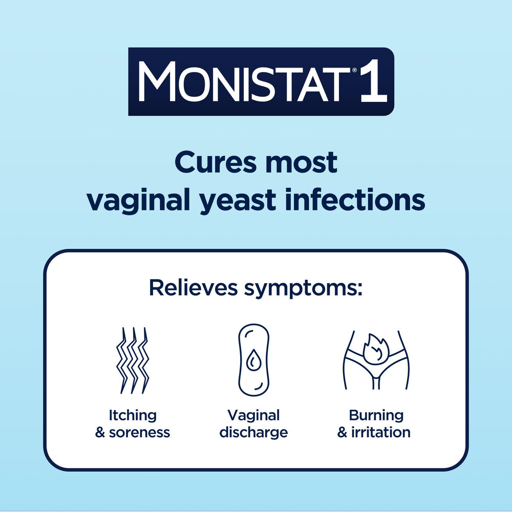 Monistat external itch cream tube ready for fast external relief.