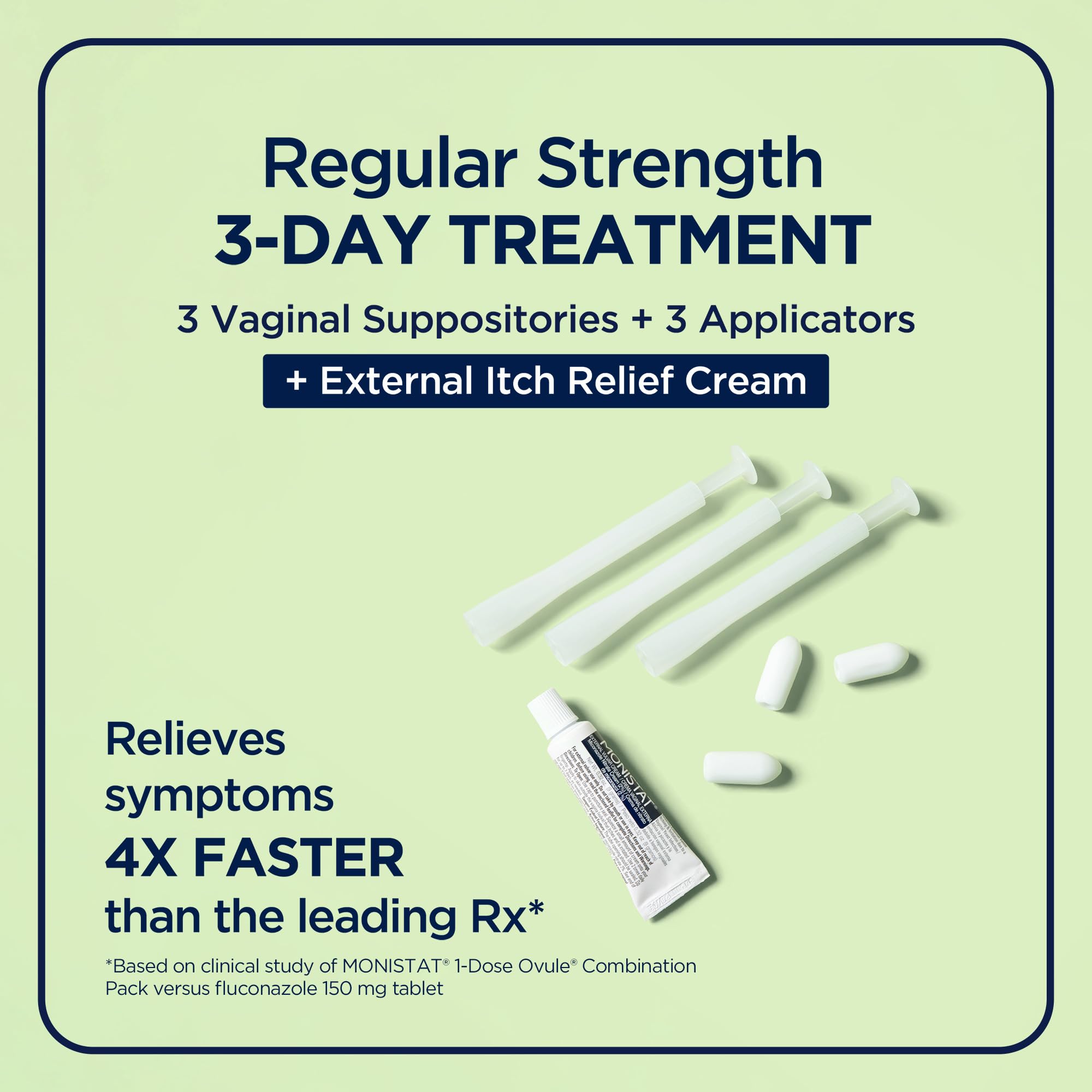 Monistat Instant Itch Relief Cream tube for quick soothing relief