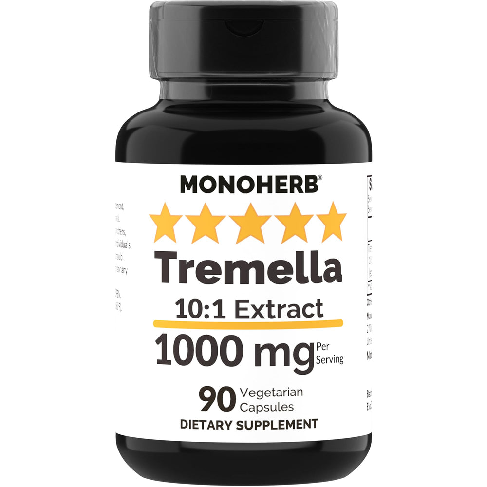 MONOHERB Tremella extract bottle for daily skin hydration support.