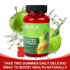 Natural ingredients with apple cider vinegar mother for a clean, flavorful wellness boost.