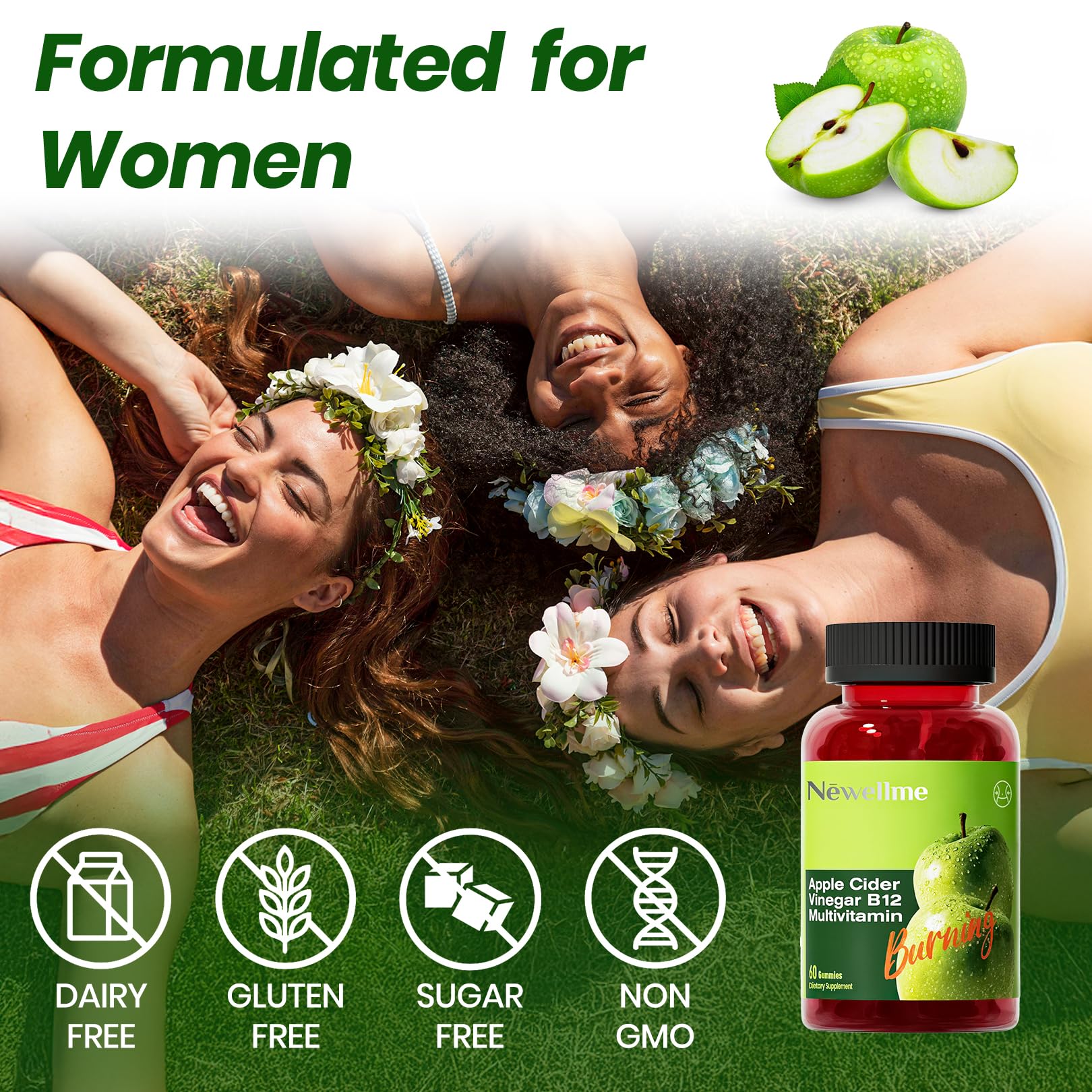 Montue Newellme etiqueta sin OGM y sin gluten.