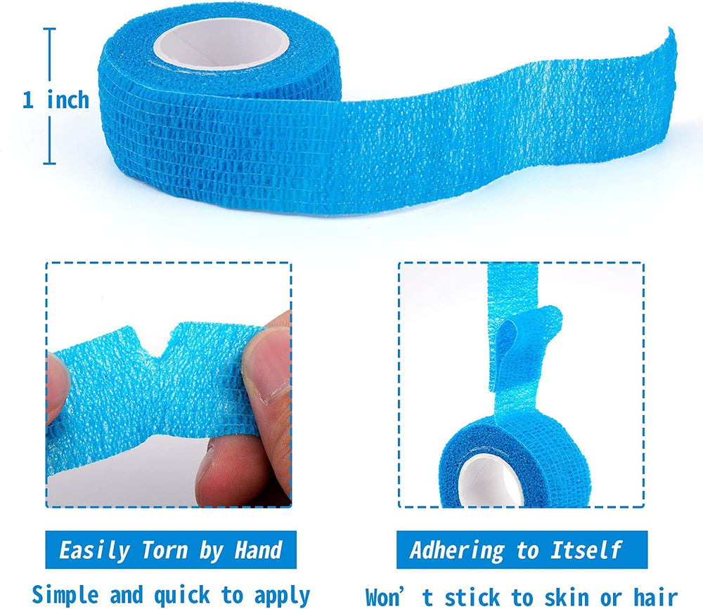 Mooerca 1in x 5yd roll demonstrates generous length for fast wrapping