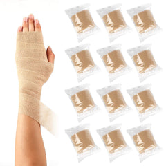 Mooerca wrap applied to the wrist for secure support