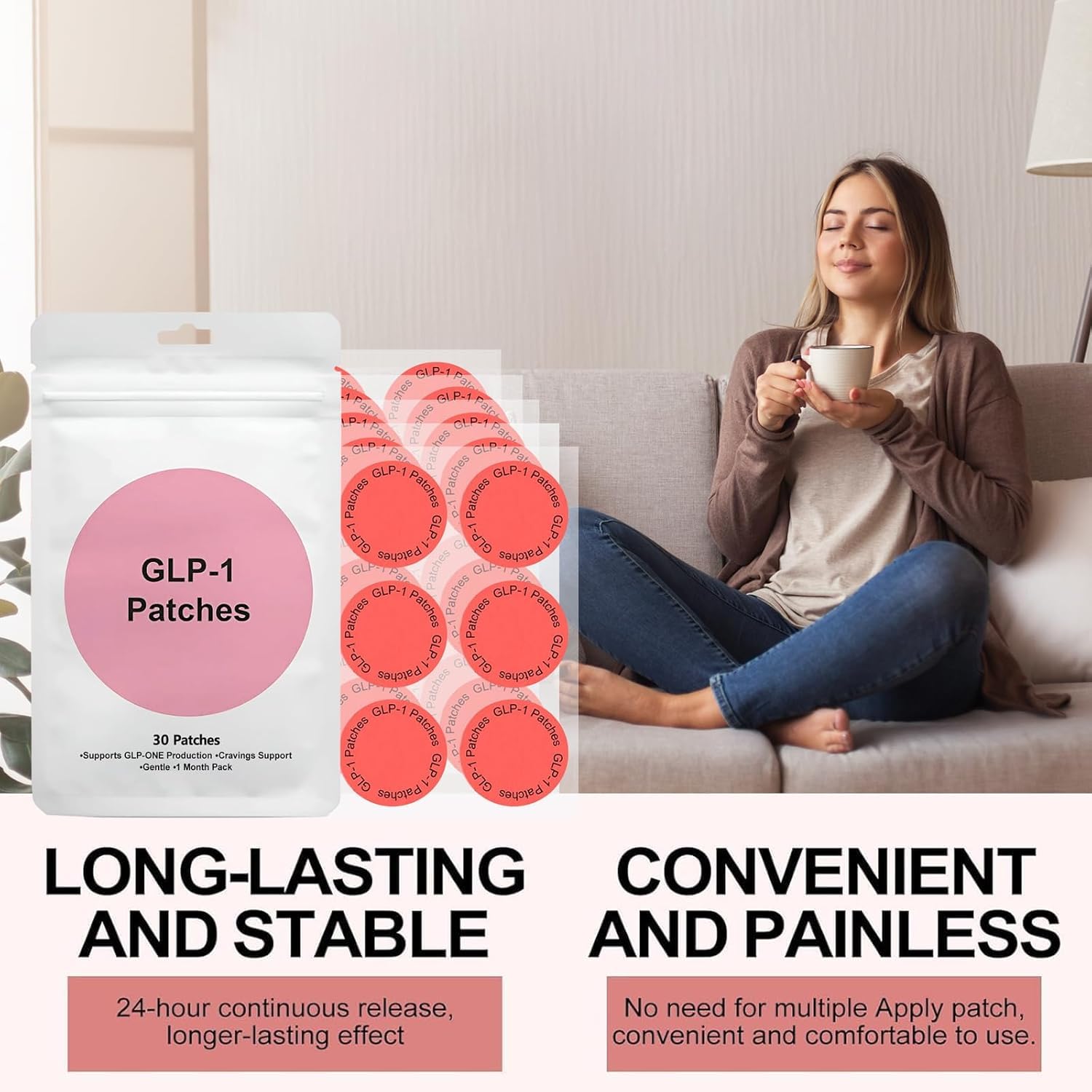 MooFiya parche GLP-1: textura ligera para contacto cómodo