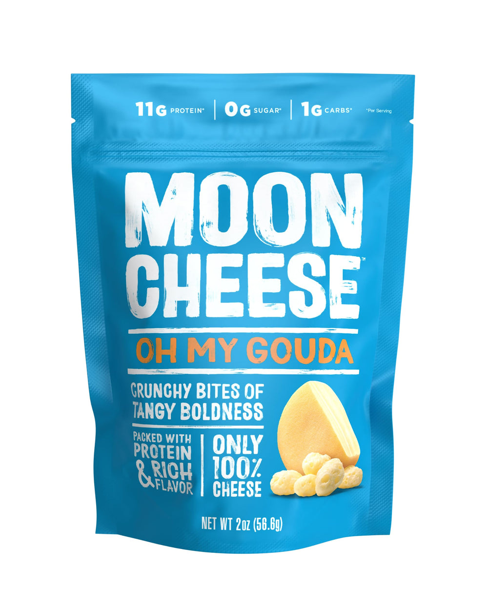 Moon Cheese Bites Get Pepper Jacked close-up reveals zesty pepper notes and snap