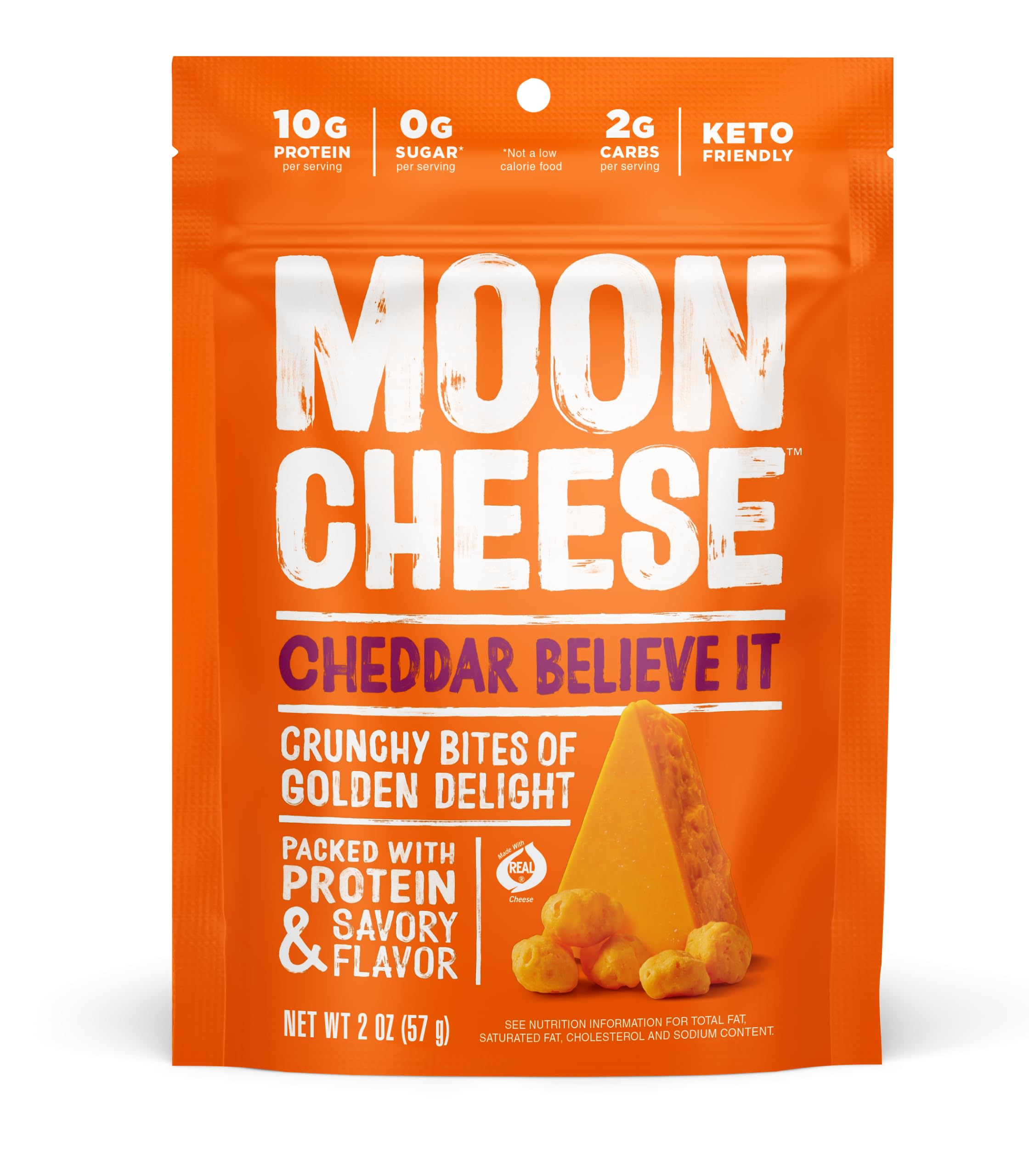 Moon Cheese Bites On-the-go close-up demonstrates easy grab-and-go snack