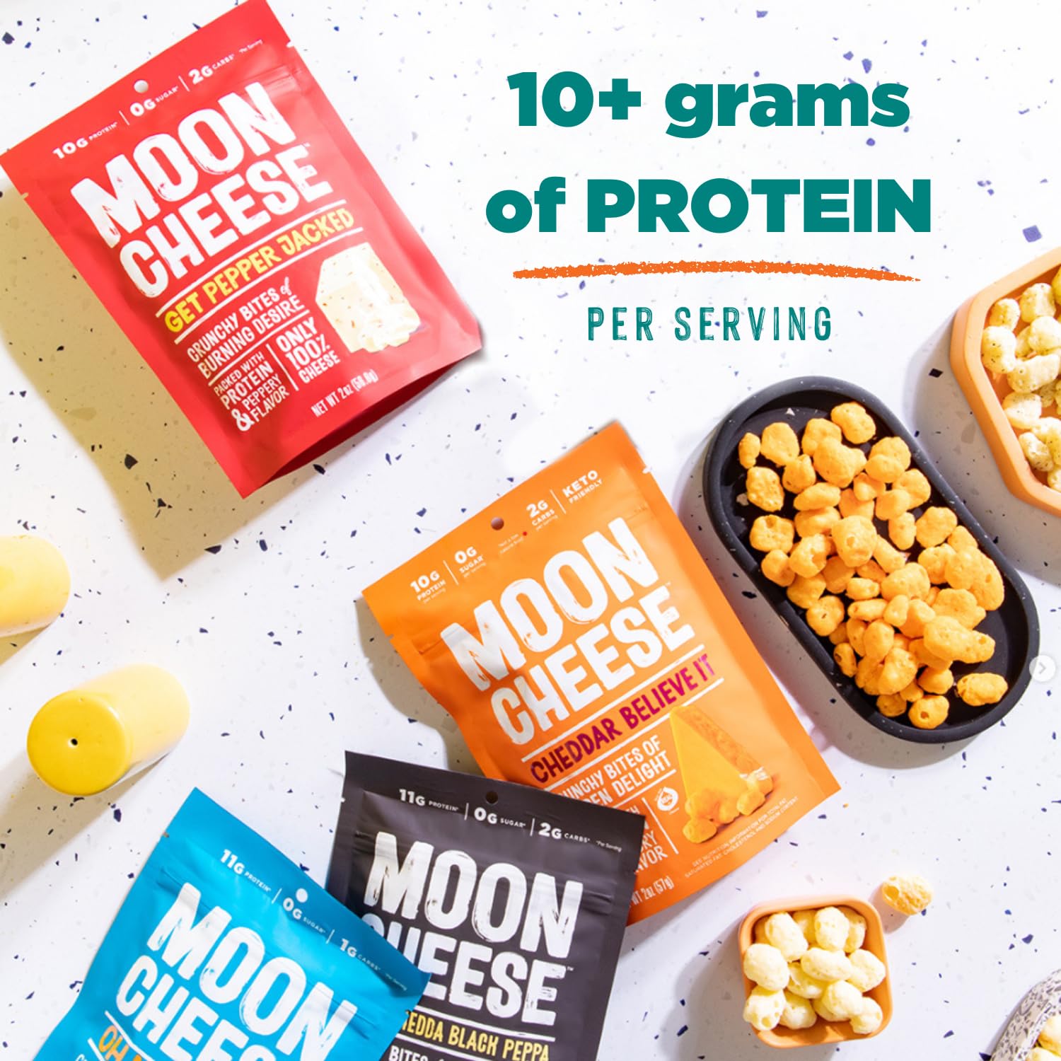 Moon Cheese Bites Pepper Jacked pantry quick bites for busy days