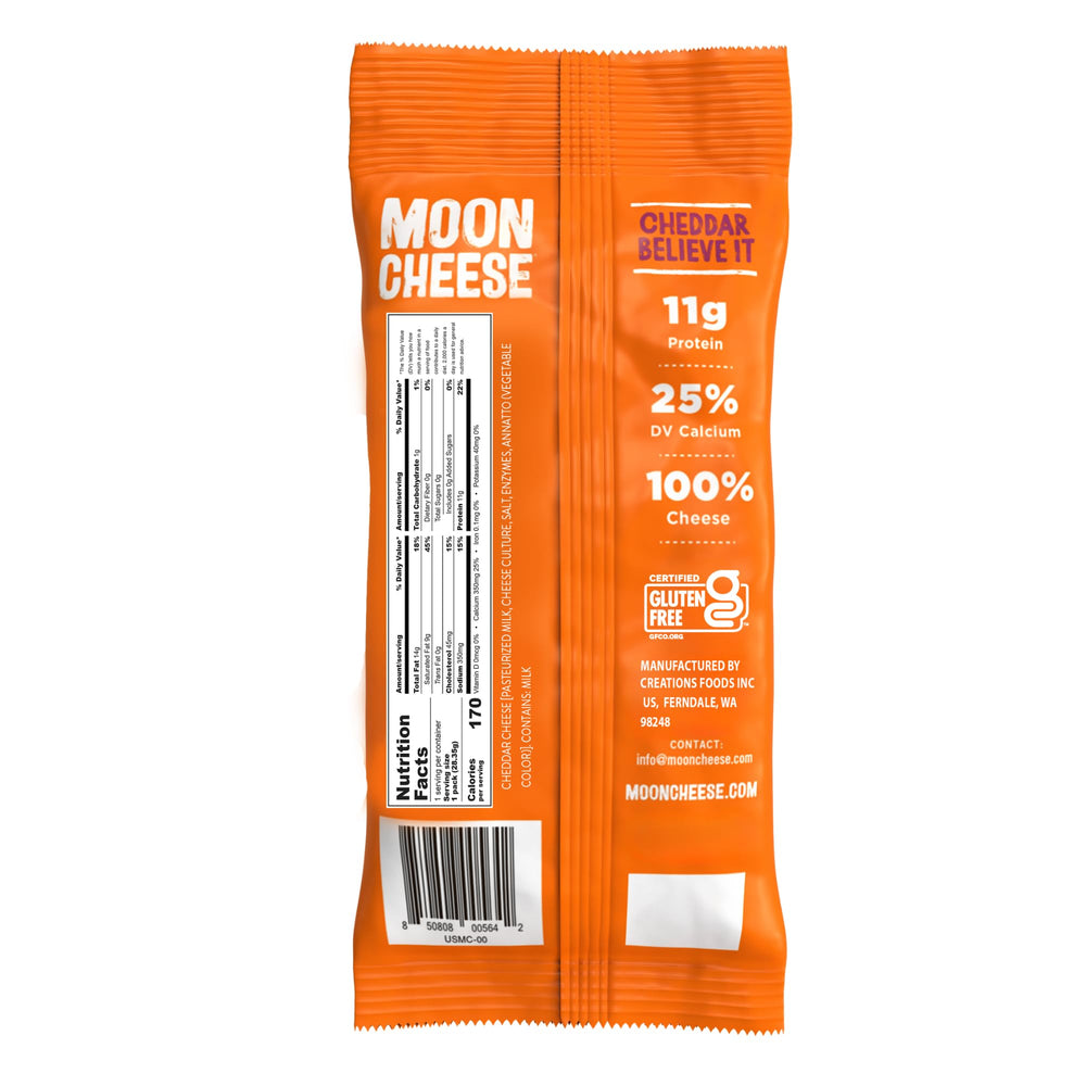 Moon Cheese Cheddar Believe It low-carb keto-friendly cheddar bites