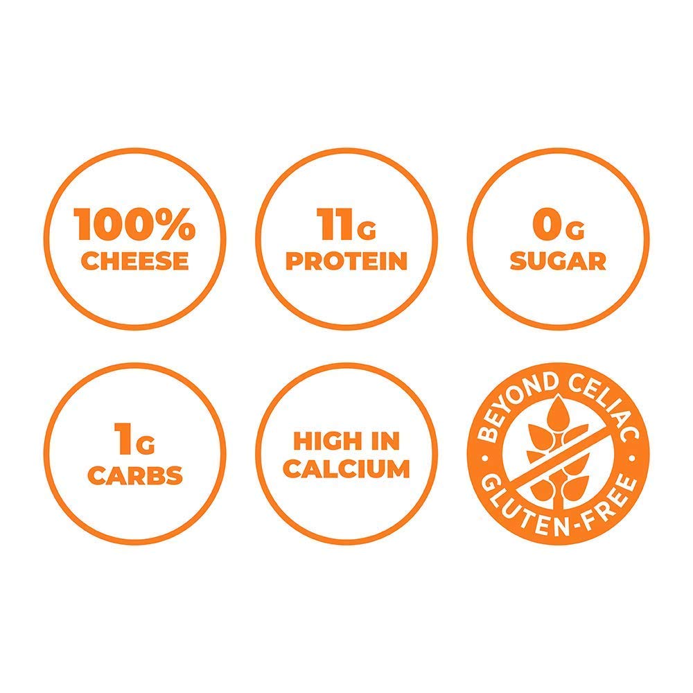 Moon Cheese Cheddar Believe It protein-rich snack boost for active days