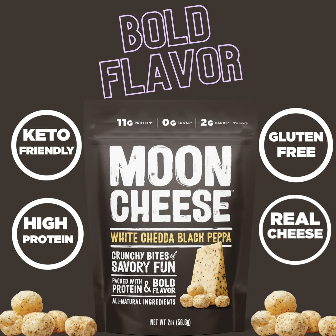 Moon Cheese on-the-go snack perfect for work or school breaks.