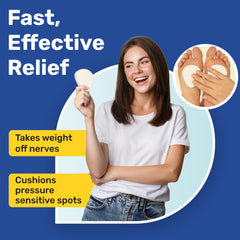 Moon Health metatarsal pads ball-of-foot cushion reduces forefoot pressure everyday