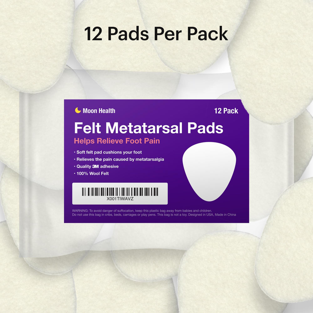 Moon Health metatarsal pads for men and women suited for daily wear