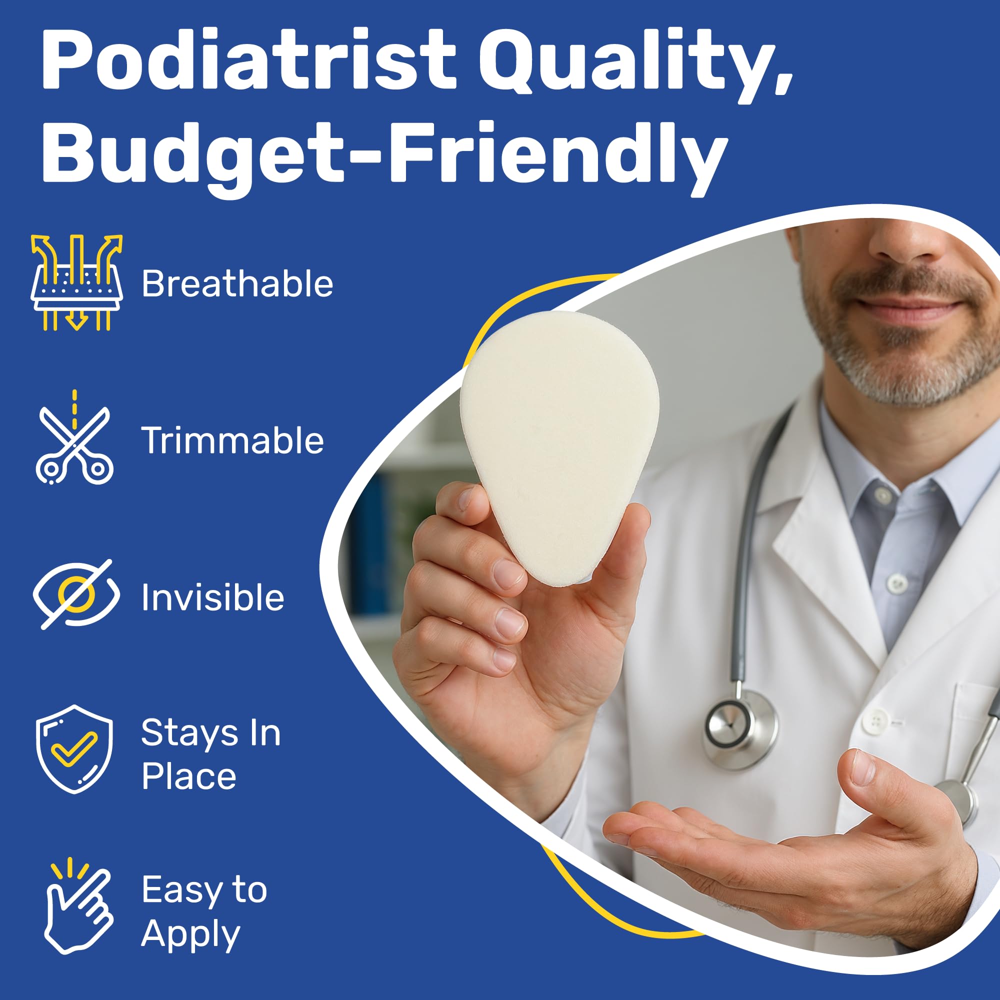 Moon Health metatarsal pads sole support helps balance steps