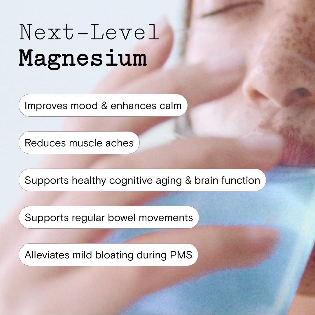 Moon Juice Magnesi-Om Blue Lemon Stick with L-Theanine for relaxed mornings.