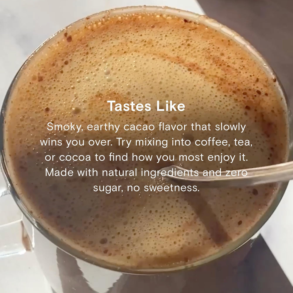 Moon Juice Sex Dust added to tea for a mindful ritual