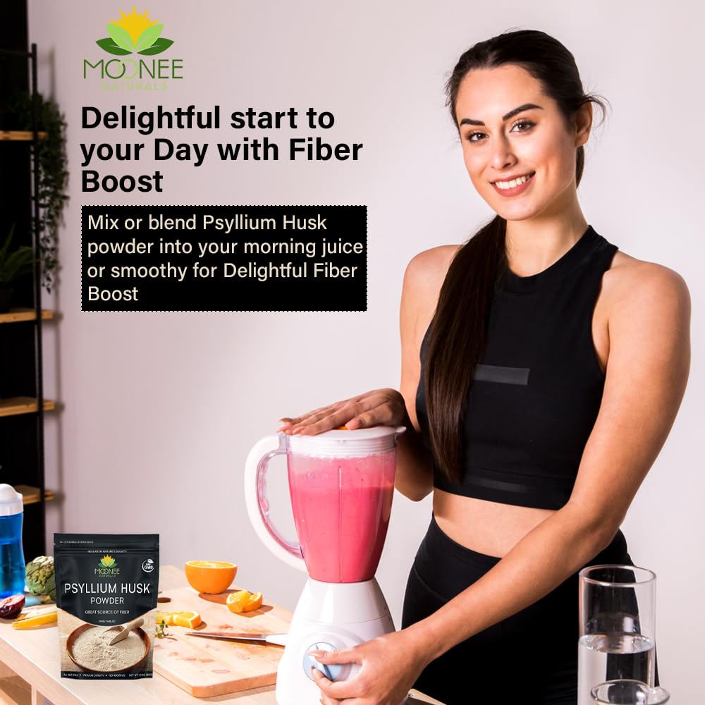 Moonee Naturals, batido con psyllium para saciar y sentirte lleno