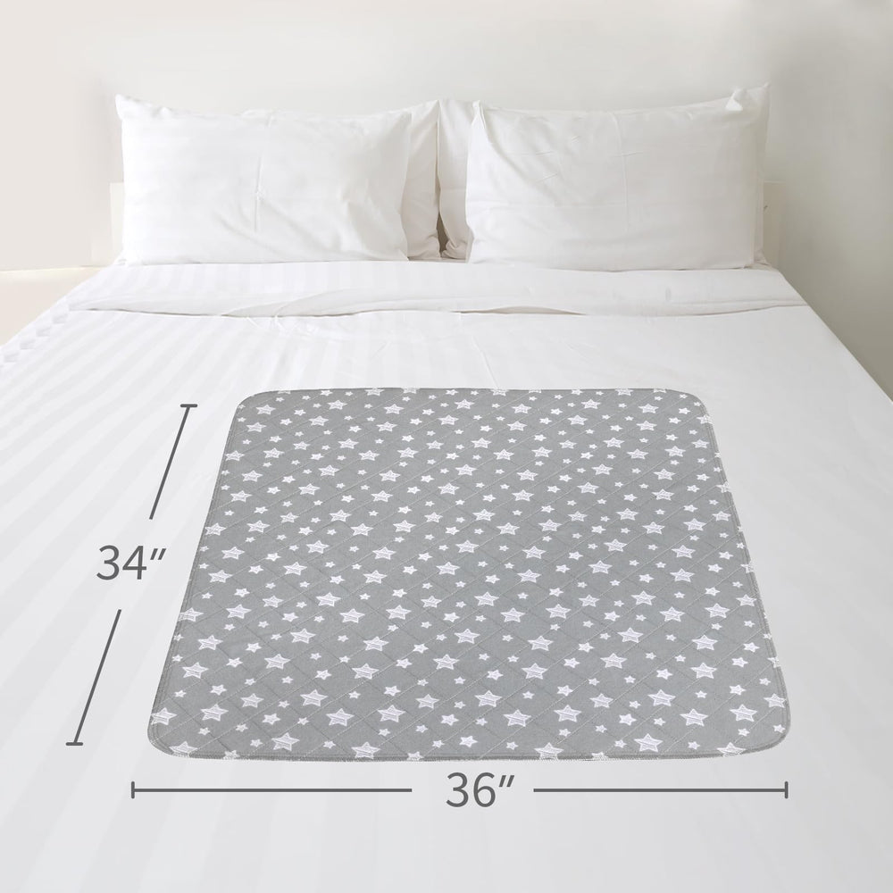 Moonsea bed pads in washing cycle highlight reusable, durable design.