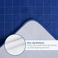 Moonsea non-slip back design keeps the pad in place on sheets.