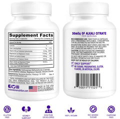 Moonstone Alkali Citrate formula supports urine pH balance and citrate levels.