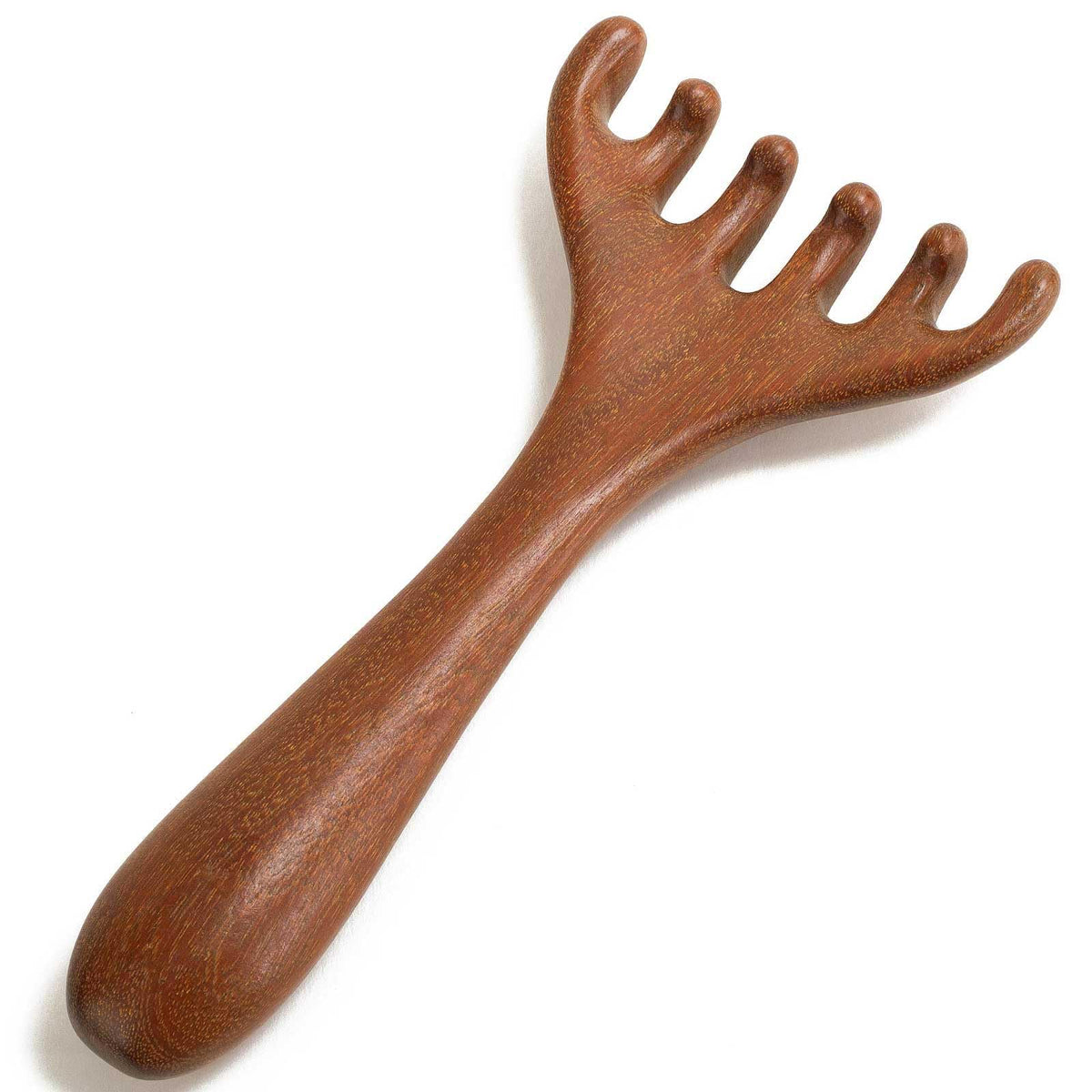Moreinday sandalwood scalp massager with gentle bristles for relaxing head massage