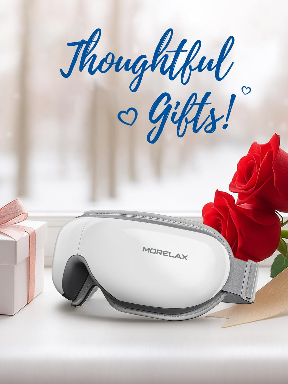 Morelax Eye Massager makes a thoughtful gift for loved ones seeking relaxation.