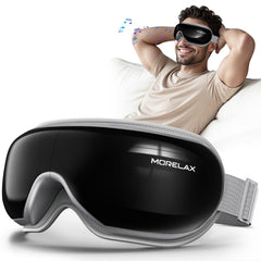 Morelax Eye Massager with heat therapy soothing eye strain after screens