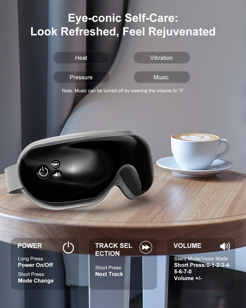 Morelax device operates quietly for discreet relaxation moments
