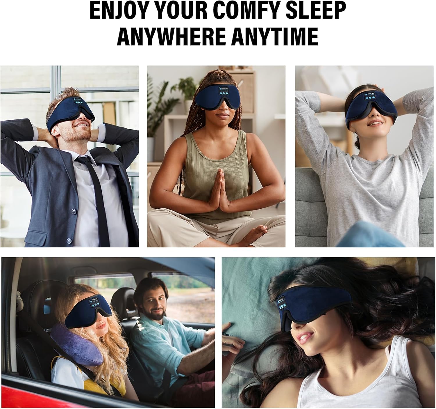 Morelax gift-ready sleep mask, a thoughtful relaxation present.