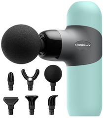 Morelax Mini Massage Gun front view for portable relief on the go