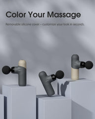 Morelax Mini Massage Gun six-heads provide versatile targeting for muscles