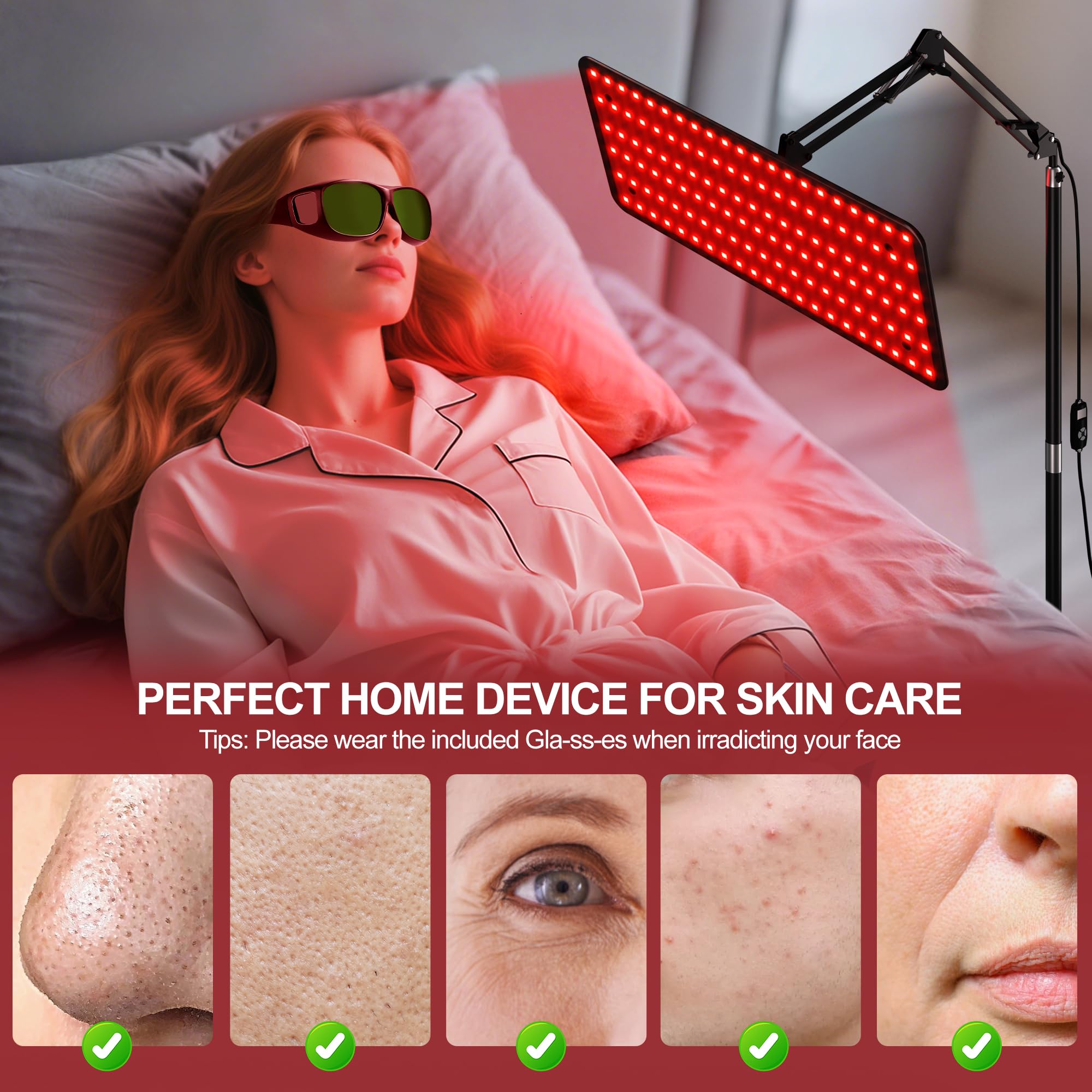 Morfone adjustable stand with 180-degree rotation enables precise targeting.