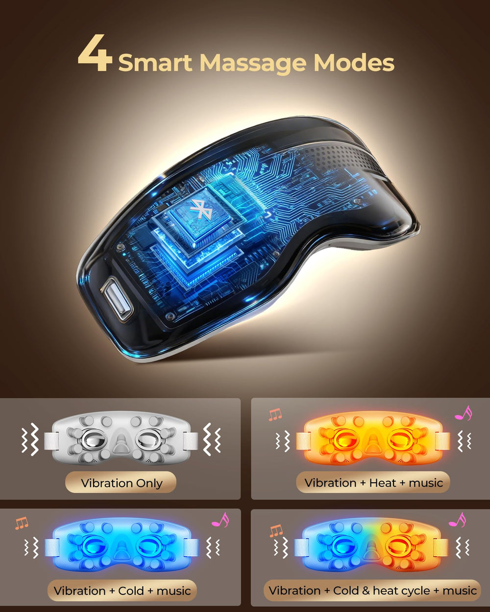 Morfone Smart Sleep Mask feature helps unwind before bed