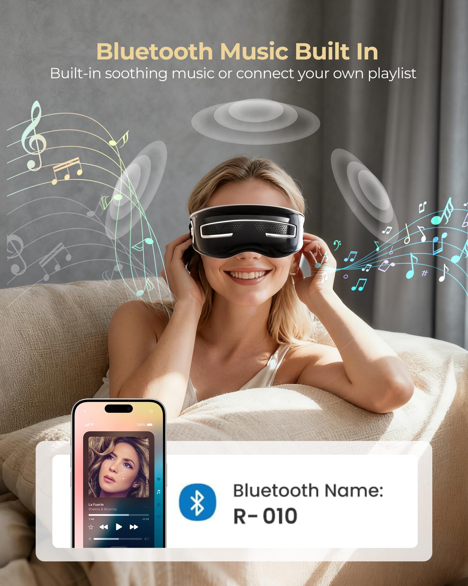 Morfone Soft Silicone Head provides gentle eye relief