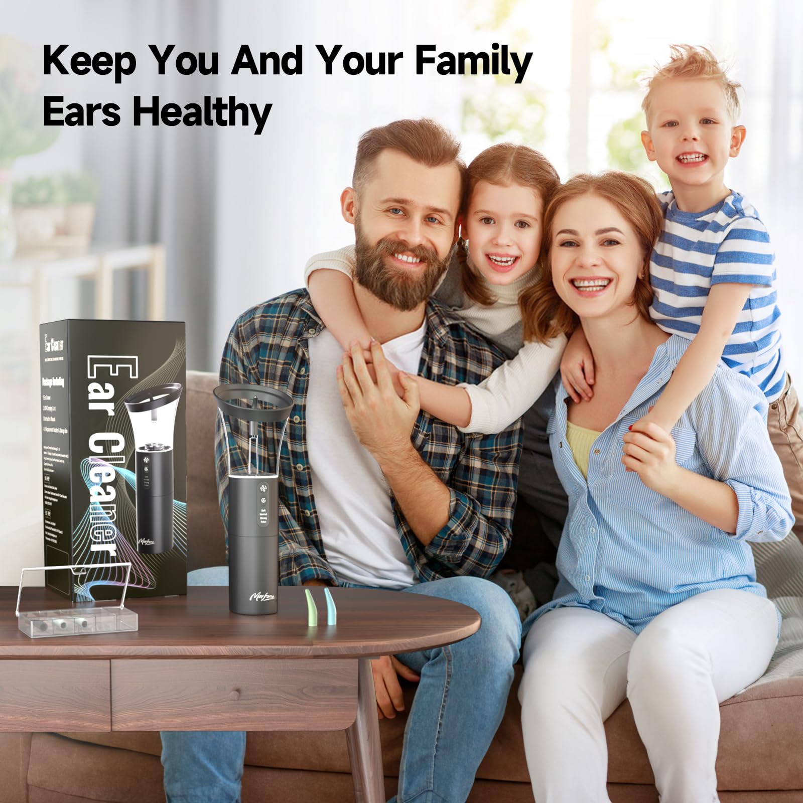 Morfone suitable for adults, teens, and children for family ear care