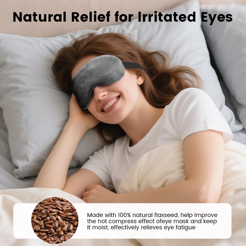 Morliden flaxseed warm compress delivering soothing moist heat for eyes.
