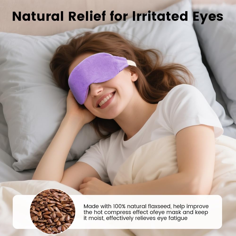 Morliden heated eye mask soft fabric for gentle skin contact.