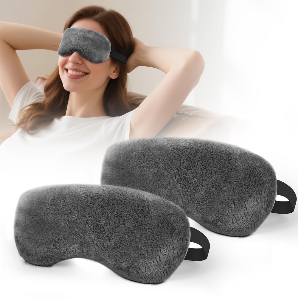 Morliden microwave eye mask 2-pack for convenient warm moisture relief.