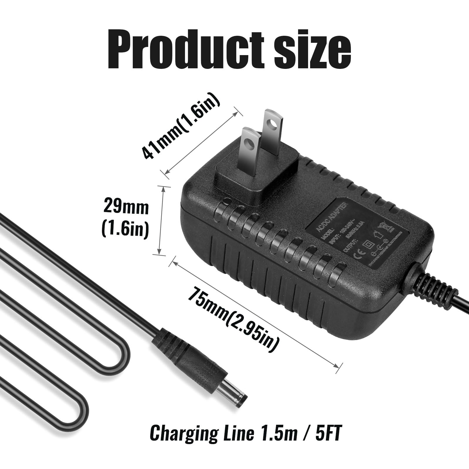 Moroxi 27V charger with LED indicator showing charging status