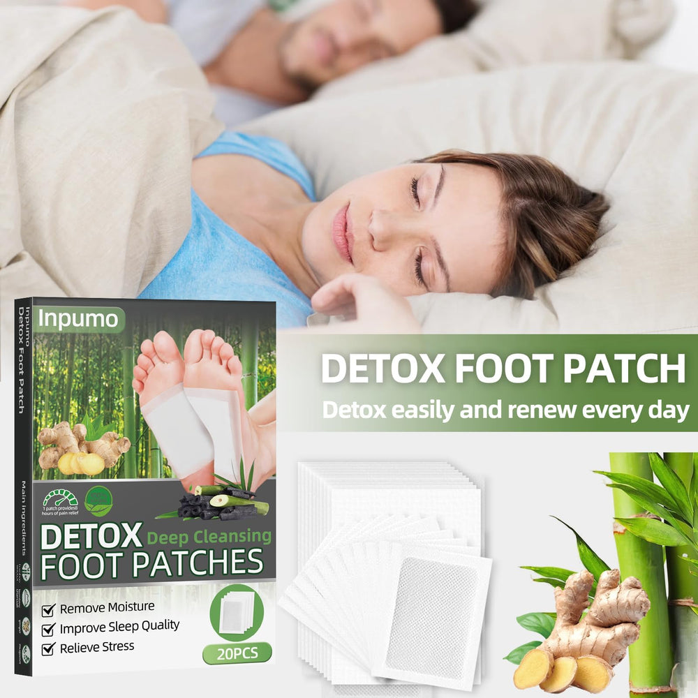Mosconly Foot Patches on soles during sleep for relaxation