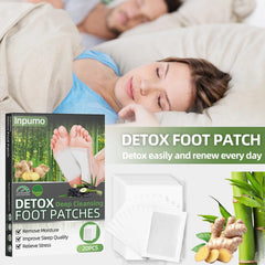 Mosconly Foot Patches on soles during sleep for relaxation