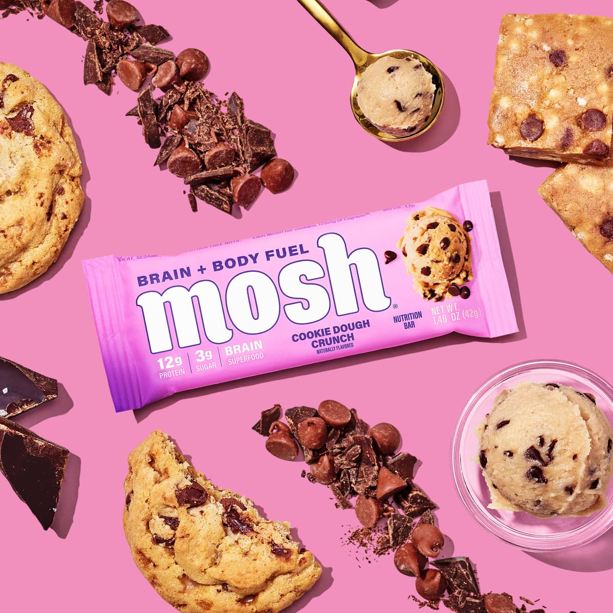 Vegan, dairy-free, gluten-free ingredients showcase clean-label protein power.
